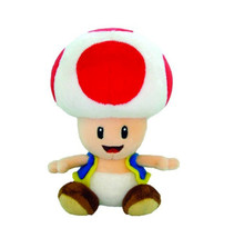 Sale Super Mario Bros Brothers Red Toad Koopa Bowser 6.5 inches Plush stuffed To - £14.70 GBP