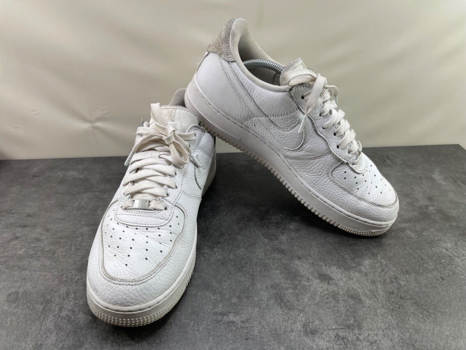 Nike Sneakers Men 11.5M Air Force 1 One AF1 Running Shoes Triple White T... - $34.47