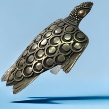 Vintage Sterling Silver Antique Turtle Pin - £58.98 GBP