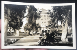 1924-1949 AZO RPPC City Hall Long Beach California CA Real Photo Postcard WMS - £9.59 GBP