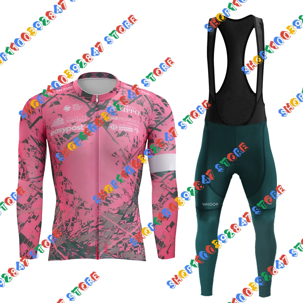Sporting Maillot Nippo Education Easypost 2022 Cycling  Set Summer Long Sleeve M - £63.00 GBP
