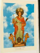 Saint Philomena Image Print, 11" X 8" New from Italy - $14.01 CAD