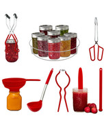 8 Pieces Canning Supplies Starter Kit, Canning Tools Set with Rack, Funn... - €85,83 EUR