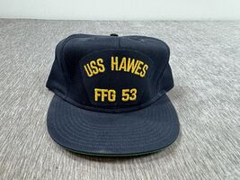 USS Hawes FFG 53 Hat Cap Snap Back US Navy Military Frigate Ship USN Vin... - $27.73 CAD