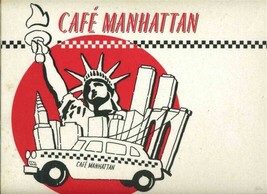 Cafe Manhattan Menu St Louis Missouri Fitz&#39;s Kitchen Sauce and Root Beer  - £21.78 GBP