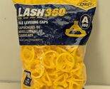 Pack of 100 LASH360 Tile Leveling Round Caps A 360 Plastic Yellow #99734 - $23.51