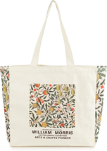 Aesthetic Canvas Tote Bag for Women, Vintage Reusable  with Inner Zipper... - $13.47