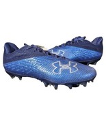 UNDER ARMOUR Blur Nitro MC Football Cleats MENS Size 9 Navy 3024015-402 - $89.12