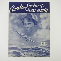 Amelia Earhart&#39;s Last Flight Sheet Music Dave McErnery Stasny Music Vint... - $39.99