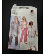 Butterick Pattern #3096 Women&#39;s Shirt &amp; Pants Sizes 28W-32W Uncut 2001 D - $5.86