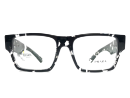 Prada Eyeglasses Frames VPRA08 15O-1O1 Black White Clear Tortoise 54-18-145 - £224.96 GBP