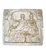 Mithras and Sol Roman Relief Carving Frieze Sculpture Replica Reproduction - $147.51