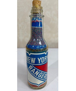 New York Rangers Hockey Souvenir Bar Sand Bottle Corked Mancave Custom 7&quot; - $13.66