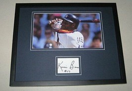 Kevin Bass Signed Framed 11x14 Photo Display Astros - £50.61 GBP