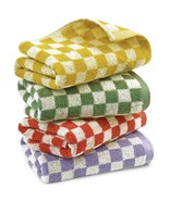 Hand Towels For Bathroom 4 Pack, Cotton Face Towels Soft Absorbent For S... - £33.80 GBP