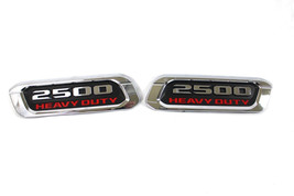 2019- 23 Original RAM 2500 Heavy Duty hood emblem nameplate badge-2pc LH... - £60.46 GBP