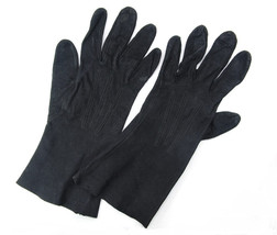 Glovers Guild Black Genuine Kid Leather Dress Gloves Women&#39;s Size 6 Vintage - £19.57 GBP