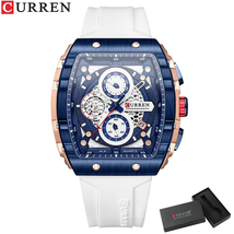 Watch Men Fashion Waterproof Quartz Wristwatch  Date Silicone Strap Lumi... - £26.24 GBP+