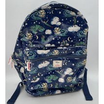 Cath Kids Kidston Disney Peter Pan Backpack Oilcloth Blue Green 15&quot; Tink... - £41.85 GBP