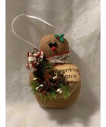 Primitive Gingerbread Collector Stuffed Plush Christmas Decoration - £16.14 GBP