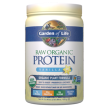 Garden of Life Raw Organic Protein Powder, Vanilla, 22g Protein, 1.4lb, 21.9 oZ. - £47.36 GBP