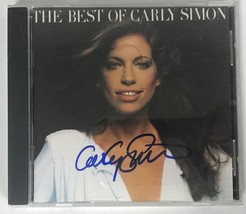 Carly Simon Signed Autographed &quot;Best Of&quot; CD Compact Disc - COA Card - £47.54 GBP