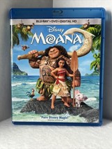 Moana (Blu-ray &amp; DVD 2016) EUC - £4.98 GBP