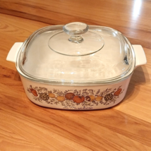 Vtg Corning Ware A-2-B Spice of Life La Marjolaine Casserole Dish 2-Qt with Lid - £18.92 GBP