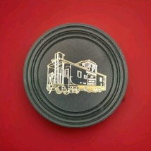 Union Pacific Railroad Black Caboose  Drink Coaster 70s Single Replacement  - £9.97 GBP