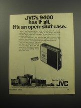 1969 JVC 9400 Radio Ad - JVC's 9400 has it all. It's an open-shut case - $18.49