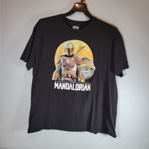 Star Wars Mens Shirt 2XL The Mandalorian And Baby Yoda Graphic Print Cas... - $12.99