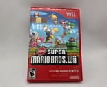 Wii New Super Mario Bros Wii case and manual only no game - $9.89