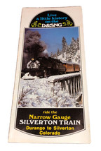 Vintage Brochure Live a Little History on D&amp;SNG Narrow Gauge Silverton Train - £5.34 GBP