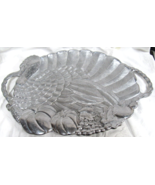 Lenox Turkey Platter Thanksgiving 24&quot; Metal Handle Serving Tray Huge 618... - $89.09