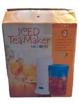 VTG Mr. Coffee Iced Tea Maker 2 Quart Model TM1 W/BLUE Pitcher NOS 2003 ... - £44.73 GBP