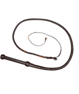 Real Leather Cowhide Leather Bullwhip 6 Feet Long 12 Plaits Bull whip - €34,42 EUR