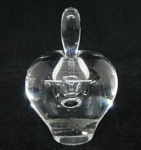 Kosta Clear Crystal Perfume Bottle and Dauber Heart Signed 98310 Excellent Cond - £14.79 GBP