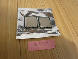 Matched Pair of Intel Xeon E5530 2.4GHz 8MB Quad Core Processor SLBF7 (2... - $19.99