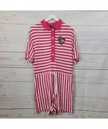 Love Moschino Woman&#39;s Pink White Striped One Piece Romper Size 4 NWT - €106,18 EUR