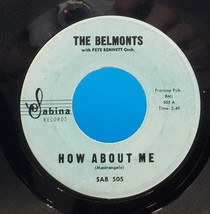 The Belmonts 45 How About Me / Come On Little Angel EX VG+ E13 - $4.74