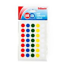 Quik Stik Multi Dot Label (Pack of 10) - 11mm - £32.02 GBP