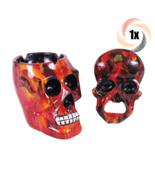 1x Set Skull Flame Design Ashtray &amp; Bottle Opener Set | + 2 Free Tubes - £23.11 GBP