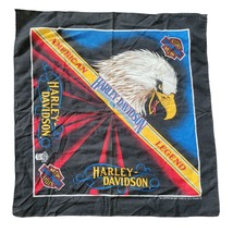 Harley Davidson Bandana American Legend Handkerchief USA VTG - £17.15 GBP