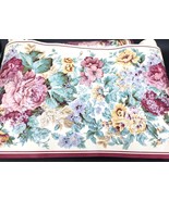 4 Rolls JC Penney Wallpaper Border English Rose/Rose  Shimmery Floral Bu... - $23.99