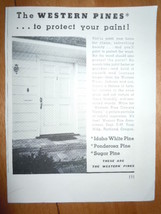 Vintage Western Pines To Protect Your Paint Print Magazine Advertisement... - $4.09 CAD