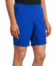 Jogger Chino Shorts US Polo Assn Mens XL Elastic Tie Waist Blue NWT Polo... - £36.98 GBP