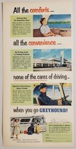 1953 Print Ad Greyhound Bus Comforts Driver Chicago,Illinois - £9.32 GBP