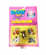1991 Baby Face PETS Magic Diaper Babies DOGs &amp; CATs 5 Figures NEW in Pac... - £37.77 GBP