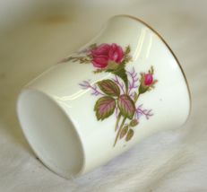 Miniature Cup Rose Pattern &amp; Gold Trim Japan - $9.89