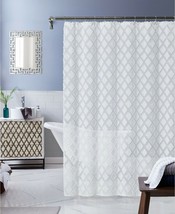 Dainty Home Katie Diamond Design 70&#39; X 72&quot; Shower Curtain T410942 - £25.31 GBP